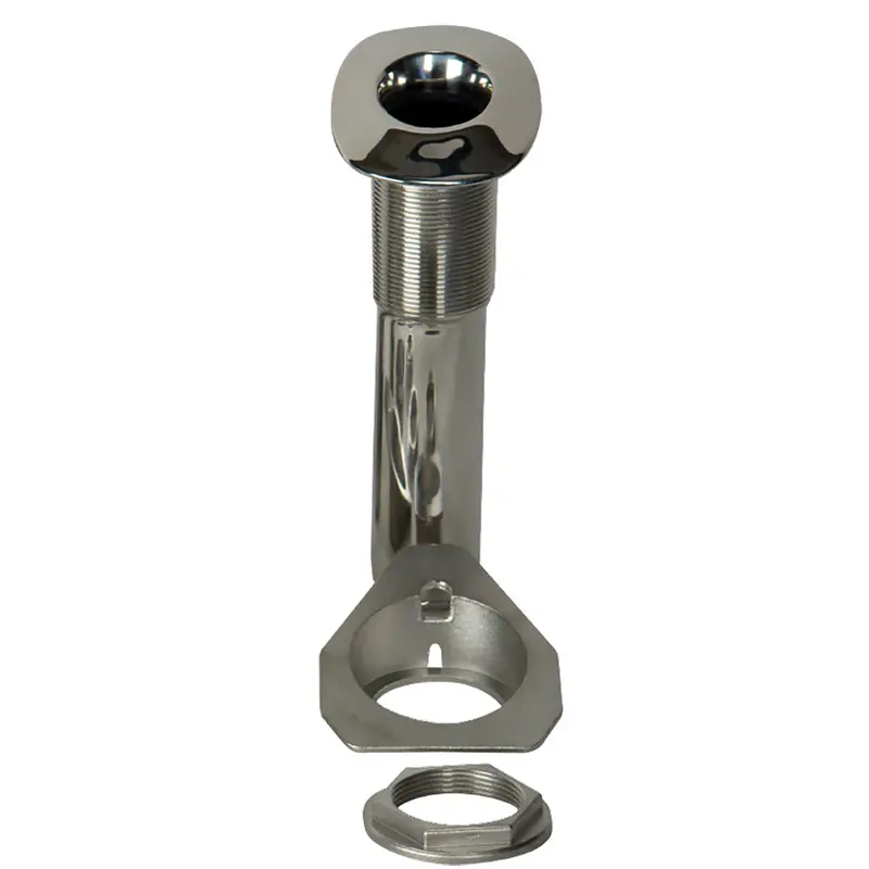 C.E. Smith 70 Series 15° Screwless Flush-Mount Rod Holder – Stainless Steel, Cast Base, Black Liner – Retail Boxed (Model 53677C) 1
