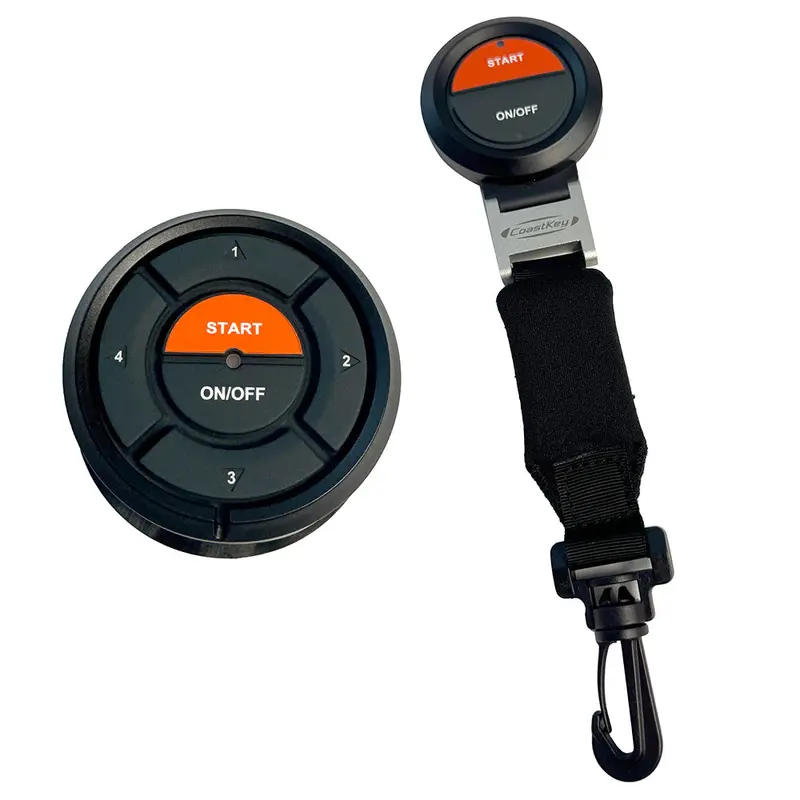 Coastkey Standard Quad-Engine Keyless Ignition System For Mercury Outboards – Remote Stop/Start Enabled [C0411] 1