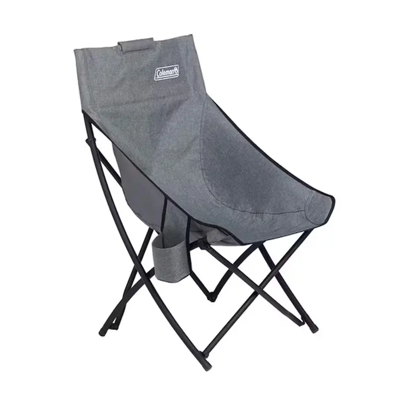Coleman Forester Series Bucket Camping Chair – Durable Grey Outdoor Seat (Model 2149900) 1