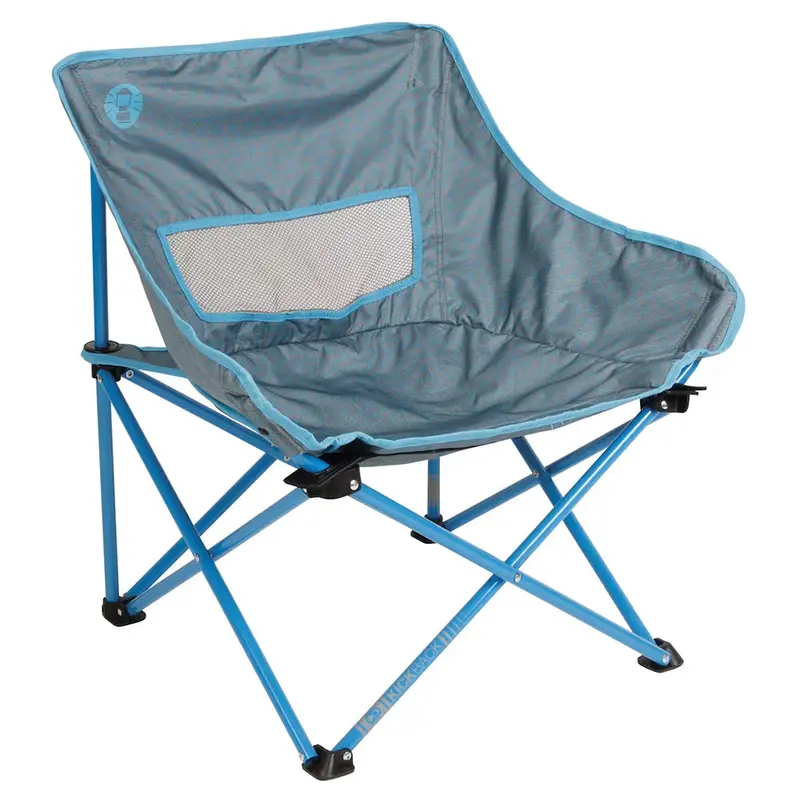 Coleman Kickback Breeze Folding Chair – Lightweight Blue Outdoor Relaxation Seat (Model 2000036993) 1