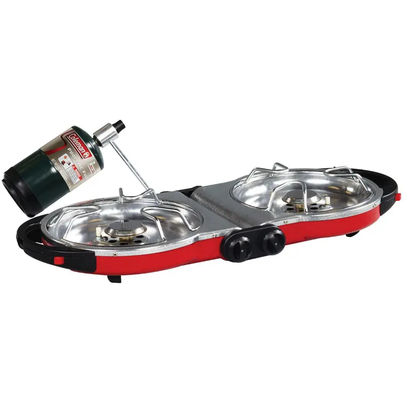 Coleman Perfectflow Instastart Fold-N-Go Dual-Burner Camping Stove [2000038018] 1