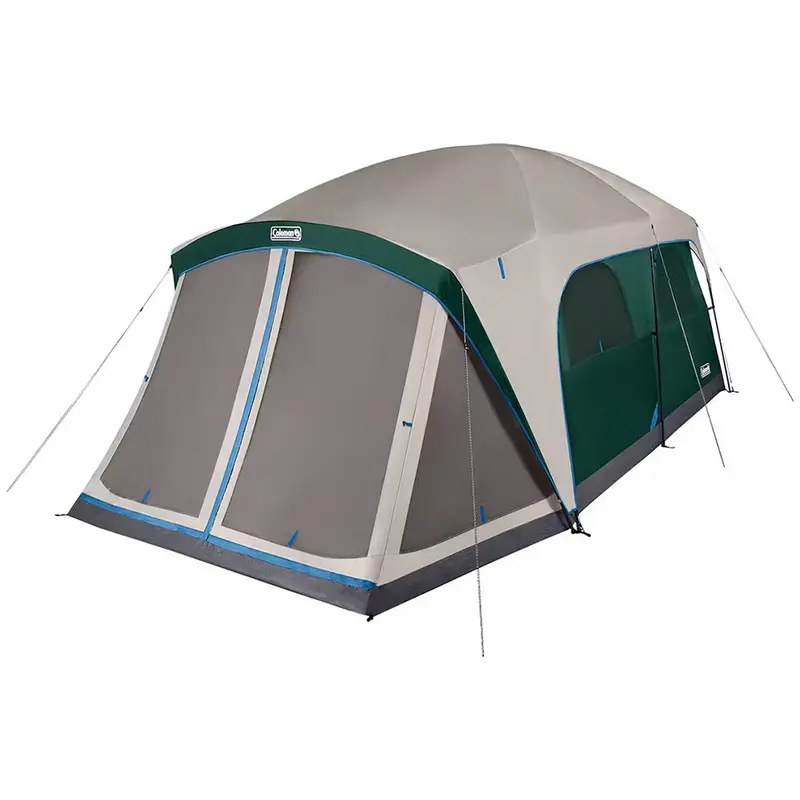 Coleman Skydome 12-Person Camping Tent With Screen Room – Evergreen, Family-Sized Shelter [2207381] 1