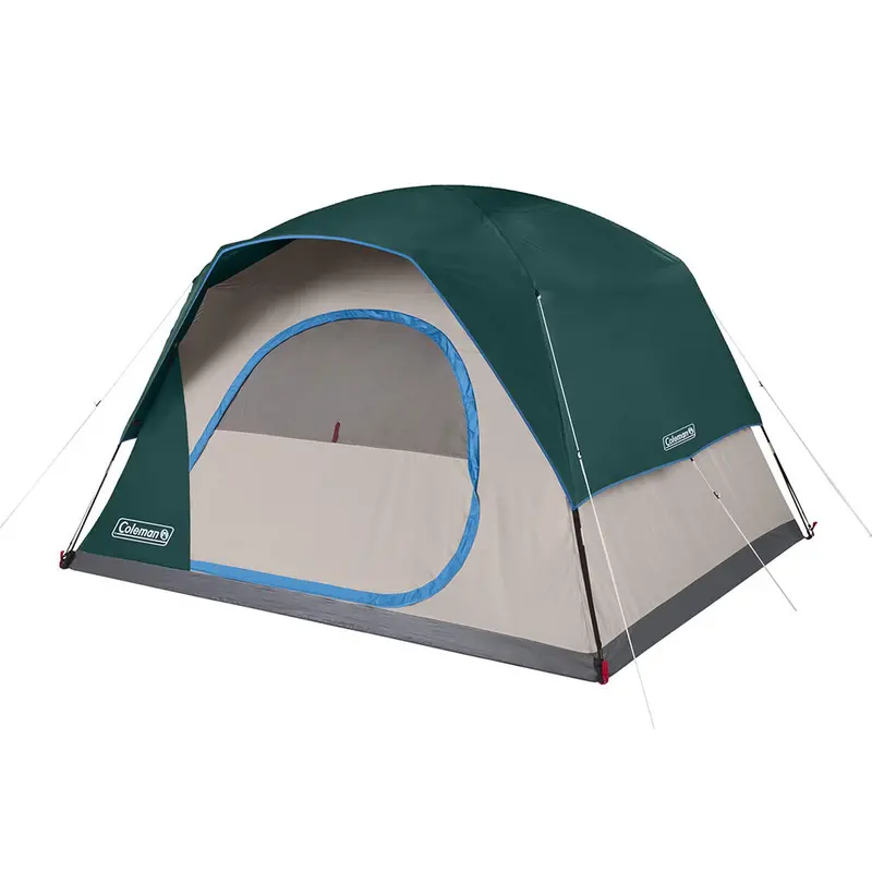 Coleman Skydome 6-Person Camping Tent – Evergreen Dome Tent With Ventilation & Durability (Model 2206902) 1