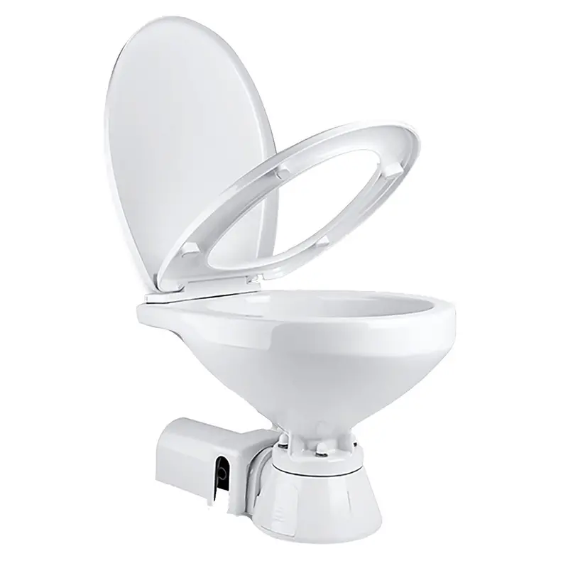 Commodore Rear-Macerator Electric Marine Toilet – Standard Size 1