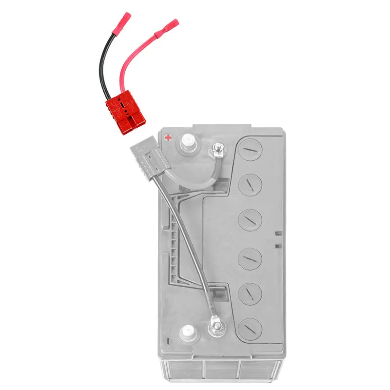 Connect-Ease 12V Single Trolling Motor Wiring Kit – 8-Gauge Marine Cable Assembly [Rce12Vb8] 1
