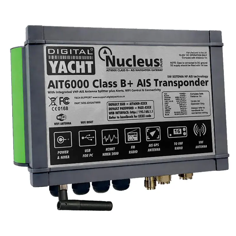 Digital Yacht Ait6000 Class B+ Ais Transponder — Usb & Nmea 0183 Compatible 1