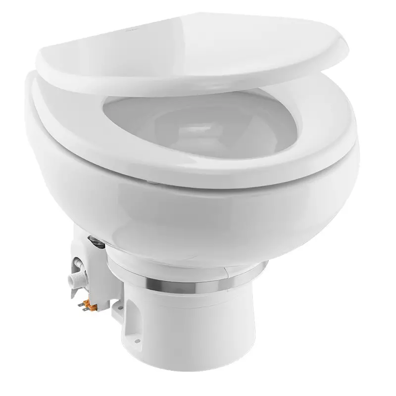 Dometic Masterflush 7160 Electric Macerator Toilet – 24V, Orbit Base, Raw Water Flush 1