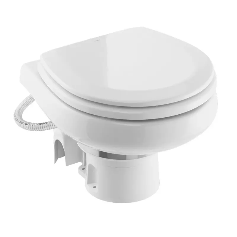Dometic Masterflush 7260 Electric Macerating Toilet – Orbit Base, Raw Water Intake, 12V Dc, White Finish (9610007285) 1