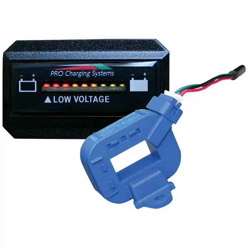 Dual Pro Lithium Battery Monitor – Horizontal Rectangular Display 1
