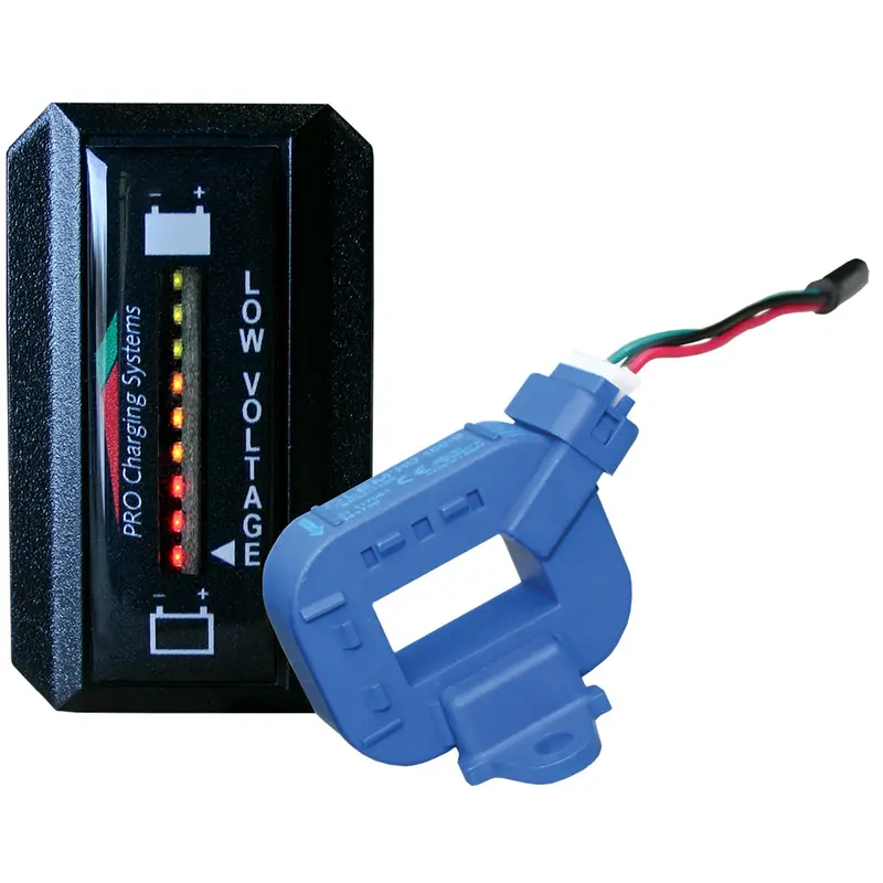 Dual Pro Lithium Battery Monitor – Vertical Rectangular Display 1