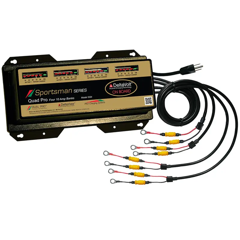 Dual Pro Ss4 Sportsman Battery Charger – 40A, 4 Banks (10A Each), 12V–48V [Ss4] 1