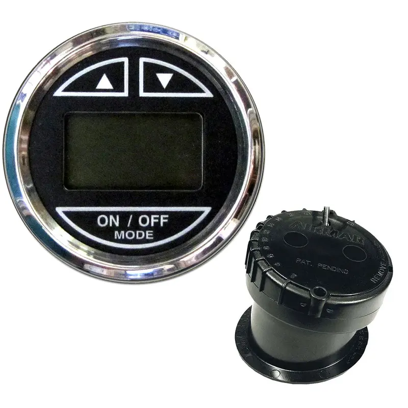 Faria 13751 Chesapeake Black 2-Inch Depth Sounder – Includes In-Hull Transducer 1