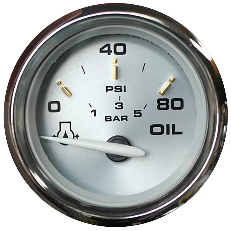 Faria 19002 Kronos 2" Oil Pressure Gauge – 80 Psi Range For Engine Monitoring 1