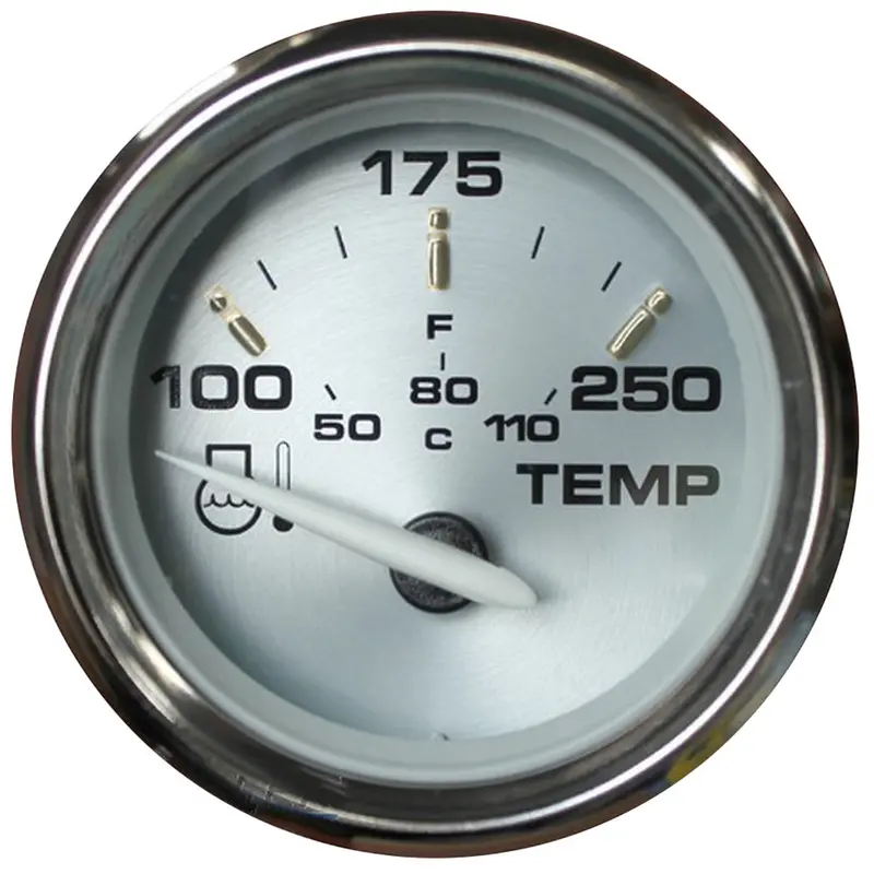 Faria 19003 Kronos Series 2" Water Temperature Gauge – Precision Analog Readout 1