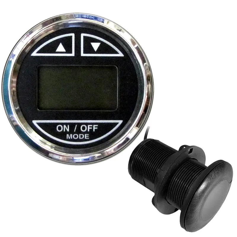 Faria Chesapeake Black 2-Inch Depth Sounder – Includes Thru-Hull Transducer And Mounting Hardware [13795] 1
