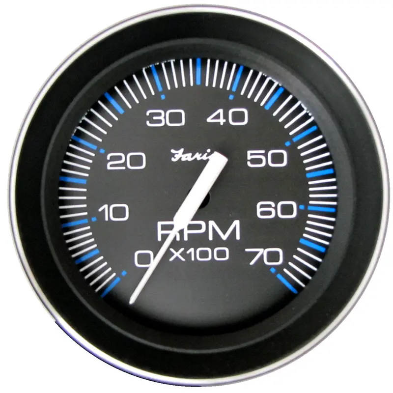 Faria Coral 4-Inch Outboard Tachometer – 7000 Rpm Range 1