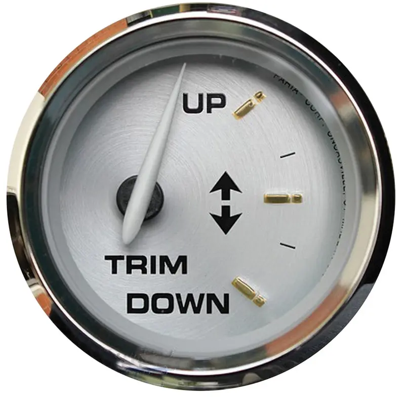 Faria Kronos 2-Inch Trim Position Gauge – Compatible With Mercury, Yamaha, Volvo Dp & More 1