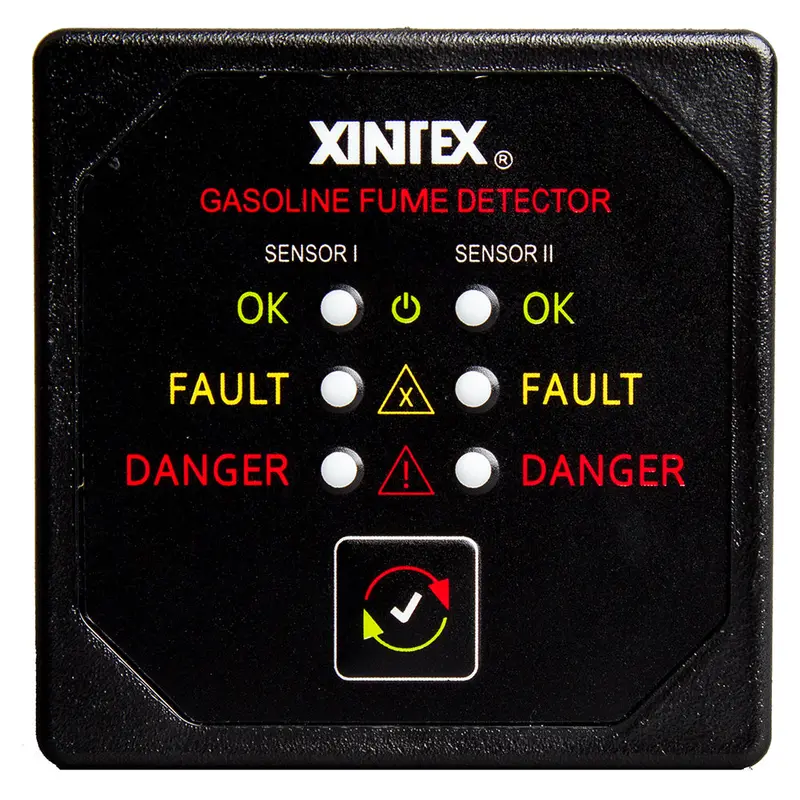 Fireboy-Xintex Dual-Channel Gasoline Fume Detector – 12/24V Dc [G-2B-R] 1