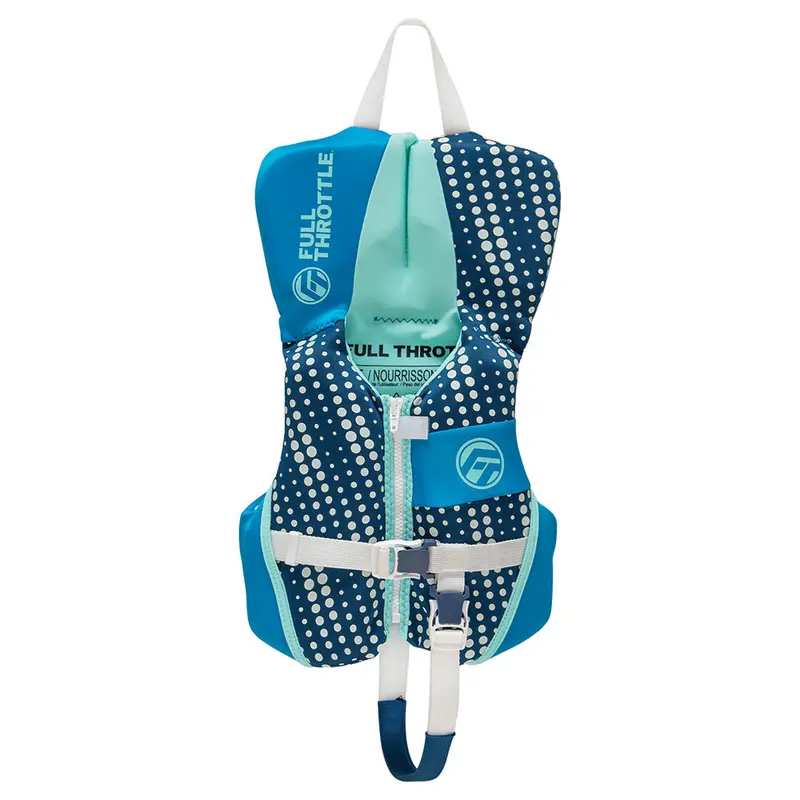 Full Throttle 142200-505-000-25 Infant Rapid-Dry Life Jacket – Aqua Flex-Back Design 1