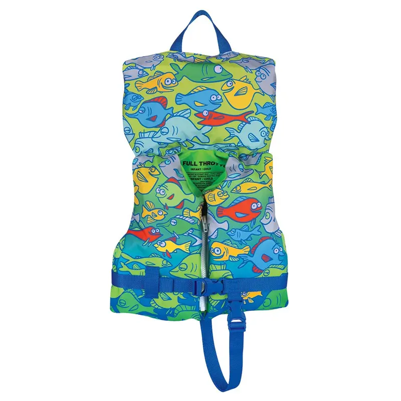 Full Throttle Character Infant/Child Life Jacket – Fish-Printed Type Iii Pfd Under 50 Lbs (Model 104200-500-000-15) 1