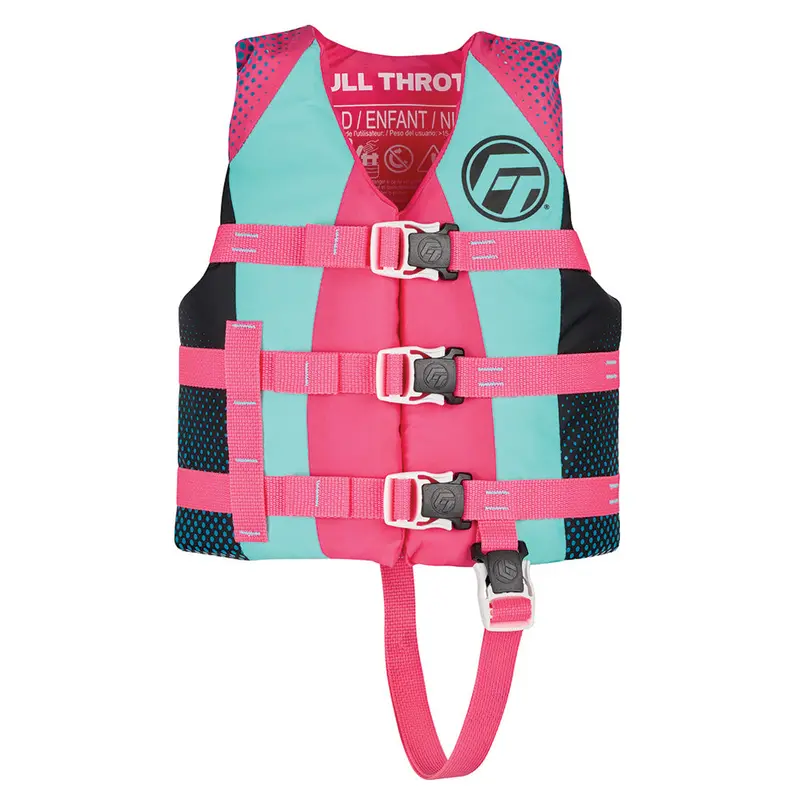 Full Throttle Pink Child-Sized Nylon Life Jacket – Uscg-Approved Type Iii Pfd 1