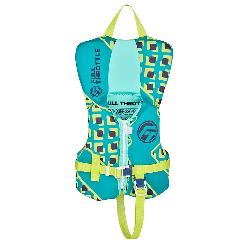 Full Throttle Rapid-Dry Infant Life Vest In Aqua 1