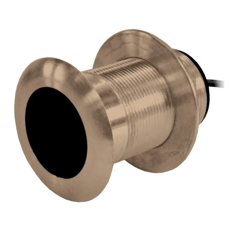 Garmin B117 Bronze Thru-Hull Transducer – Depth & Temperature Sensing, 8-Pin Connector (Model 010-10182-21) 1