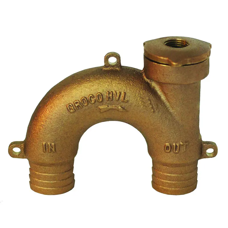 Groco 2-Inch Bronze Vented Loop Hose Assembly (Hvl-2000) 1