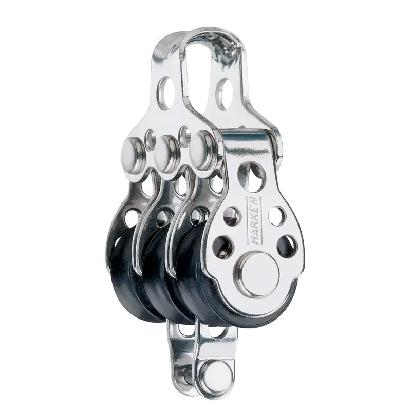 Harken 16Mm Triple Sheave Block With Becket – High-Load Capacity 1