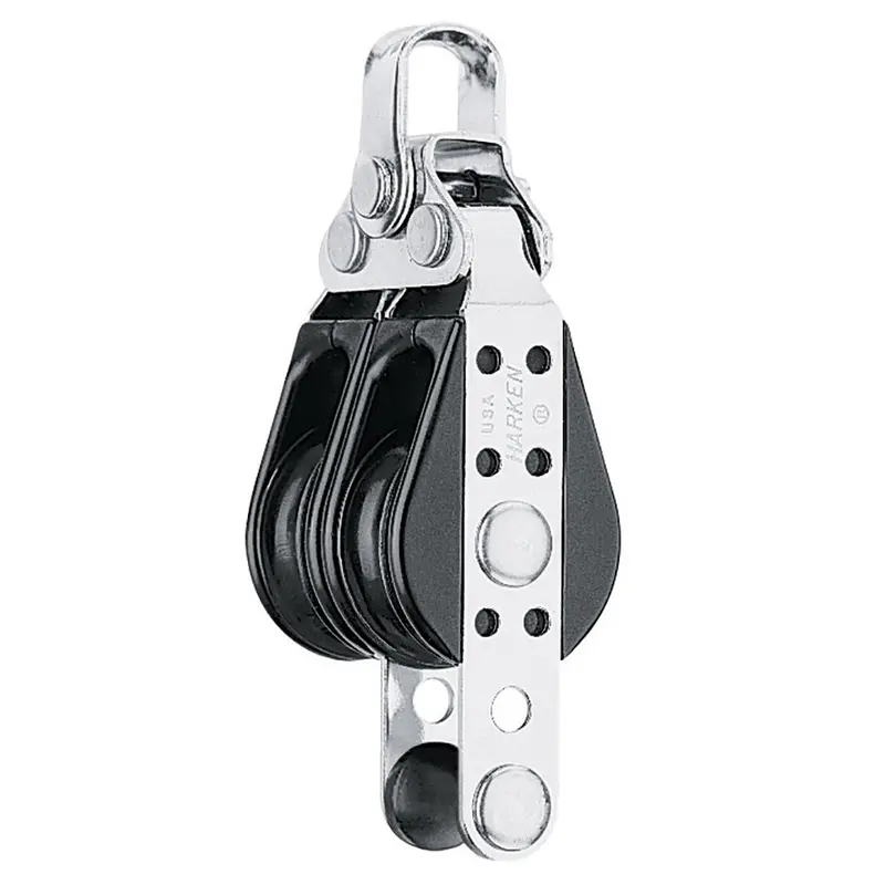 Harken 29Mm Double Bullet Block With Becket – Space-Saving Tackle Option [085] 1