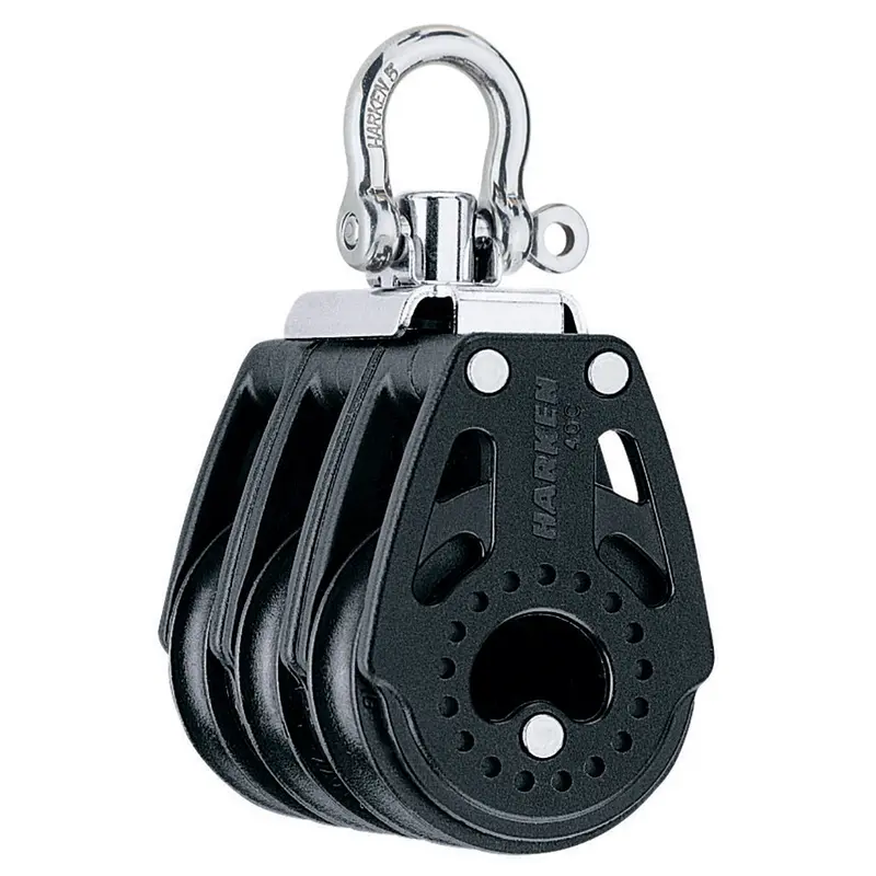 Harken 40Mm Carbo Air Triple Swivel Block – Standard Mount 1