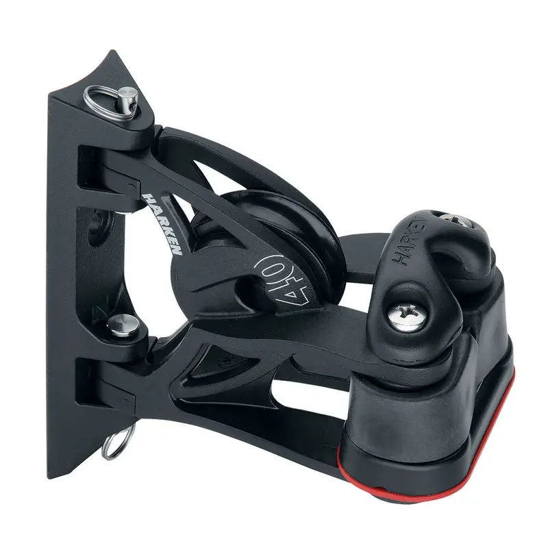 Harken 40Mm Pivoting Lead Block With Carbo-Cam Cleat For Line Control [2157] 1
