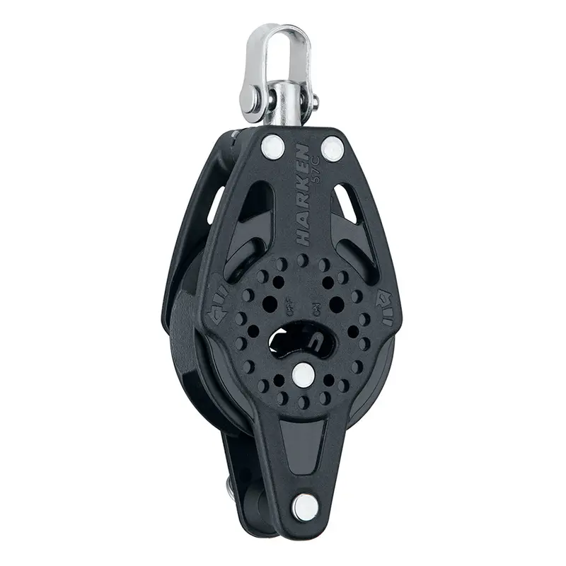 Harken 57Mm Carbo Ratchet Block With Swivel Base And Becket [2136] 1