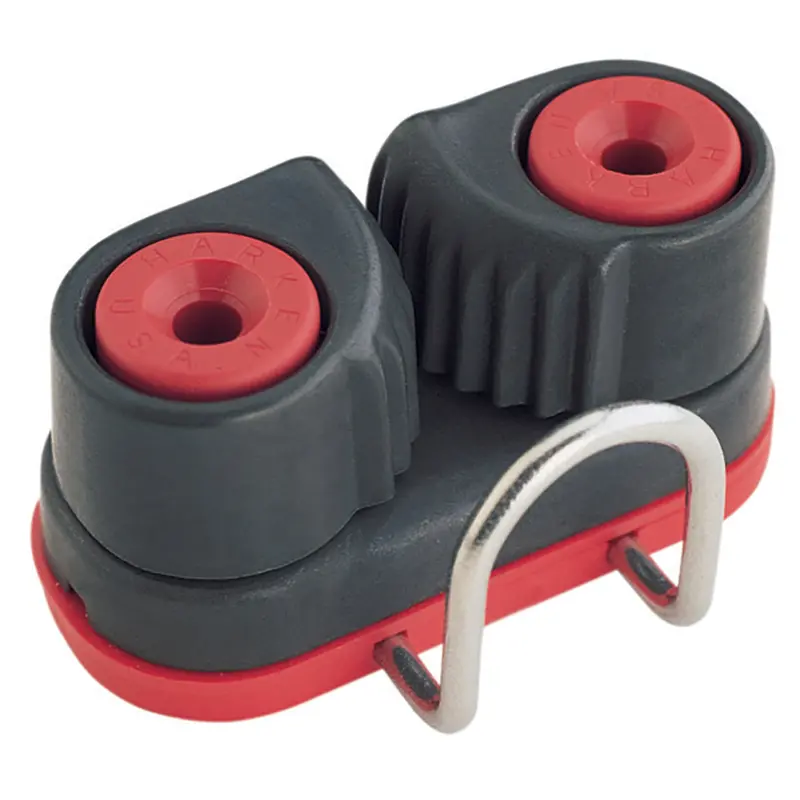 Harken Micro Cam-Matic Aluminum Cleat Kit With Wire Fairlead [469] 1