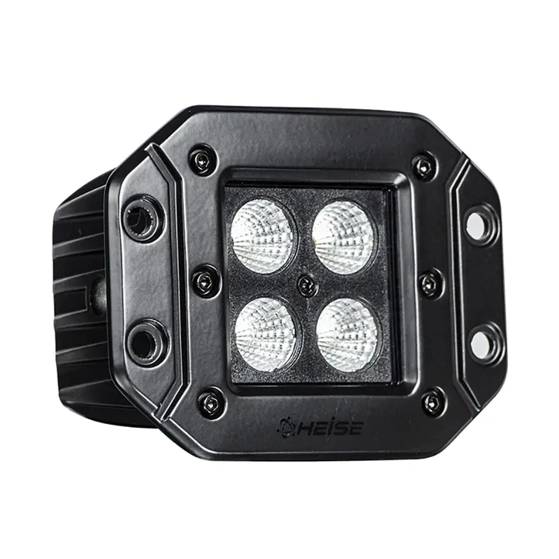 Heise 3-Inch Flush-Mount Blackout Led Cube Light [He-Bfmcl2] 1
