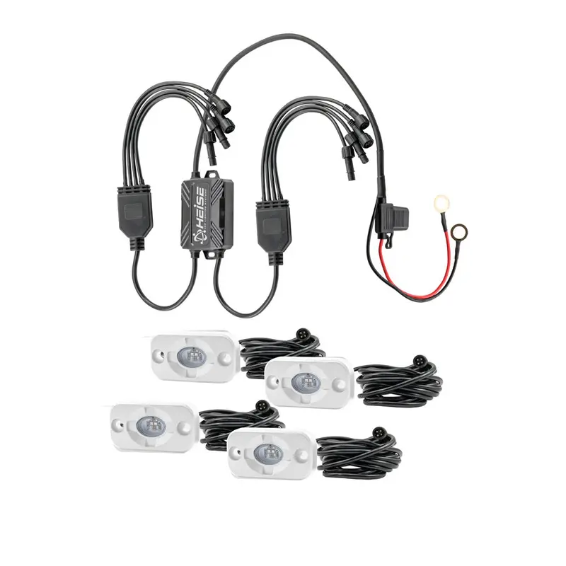 Heise Rgb Accent Light Kit – Four-Unit Set With Full Color Control [He-4Mlrgbk] 1