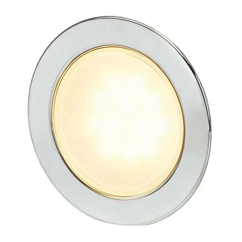 Hella Marine 958340021 Gen 2 Warm White Euroled Downlight – Stainless Steel Trim 1