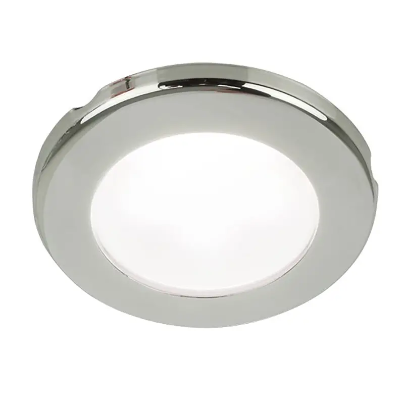 Hella Marine Euroled 75 3-Inch Round Screw-Mount Downlight – White Led, Stainless Steel Trim, 12V Dc [958110021] 1