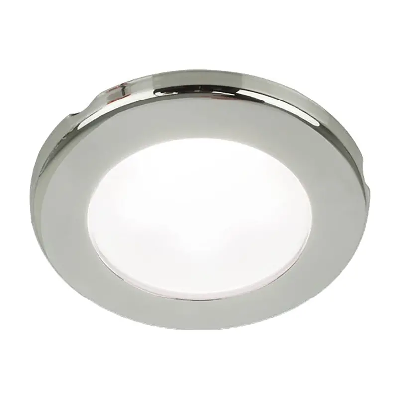 Hella Marine Euroled 75 Round Down Light – 3" Screw Mount, White Led, Stainless Steel Rim, 24V 1