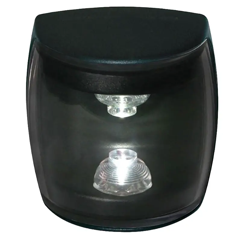 Hella Marine Naviled Pro 5-Nautical-Mile Masthead Light – Heavy-Duty Black Lens With Shroud (959940401) 1
