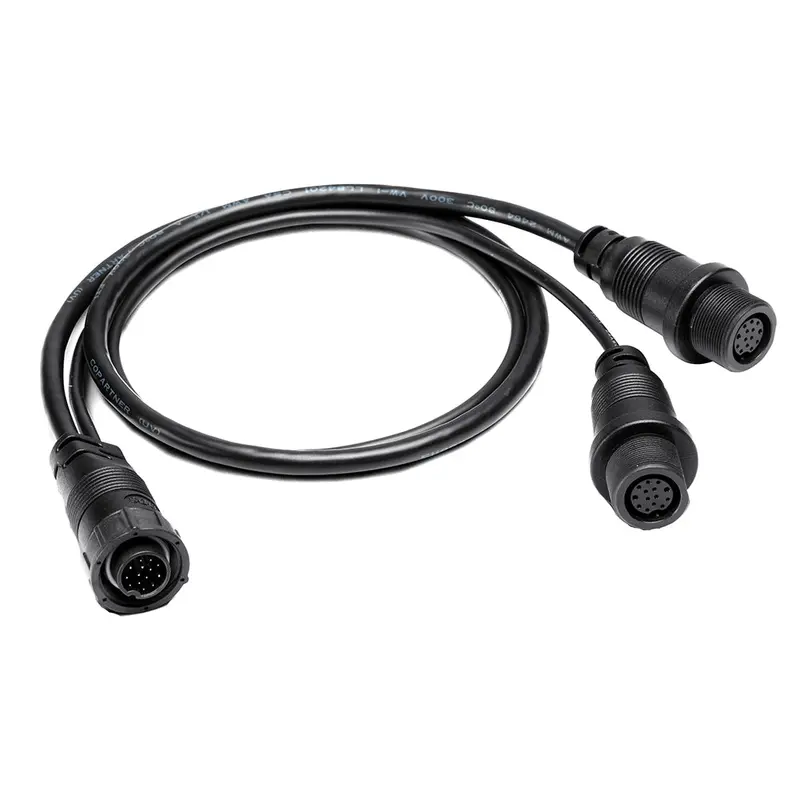 Humminbird 14-Foot Dual-Mode Splitter Cable For Solix/Apex Side Imaging And 2D Sonar 1