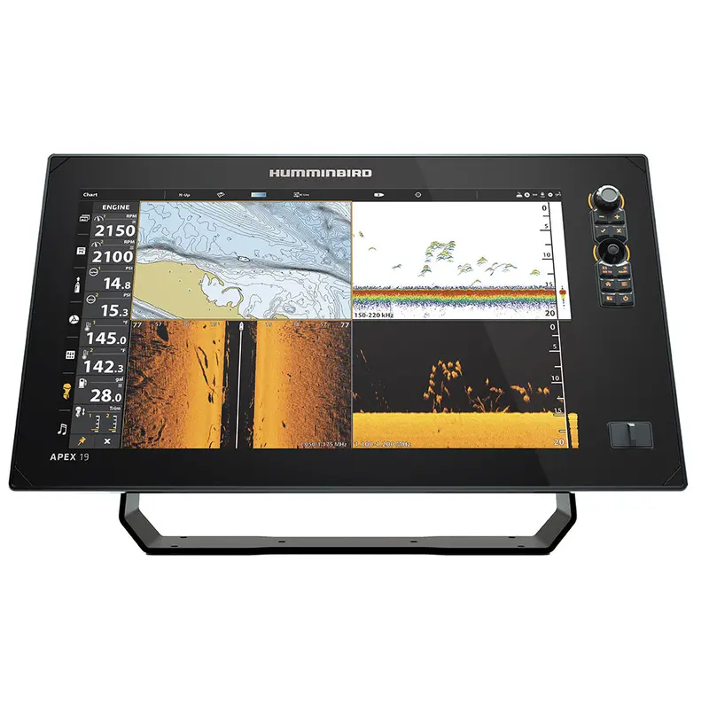 Humminbird Apex 19 Vx Msi+ Chartplotter & Fishfinder With Transom-Mount Transducer [411240-1Vx] 1