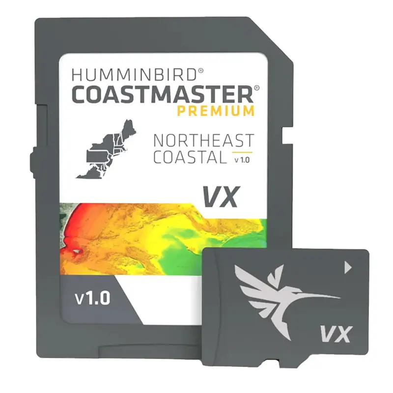 Humminbird Coastmaster Premium Northeast Coastal Chartplotter Software – V1 Edition 1