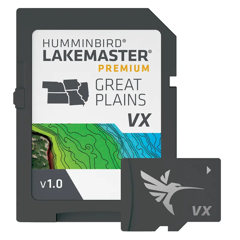 Humminbird Lakemaster Vx Premium Mapping Card: Great Plains Fishing Lakes 1