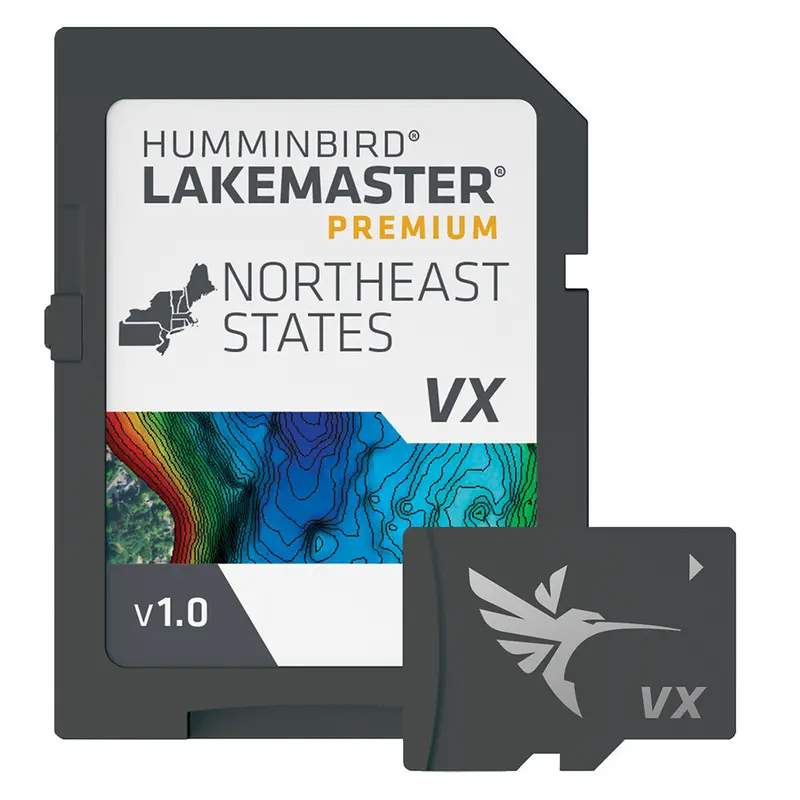 Humminbird Lakemaster Vx Premium Mapping Card: Northeastern U.S. & Canada 1