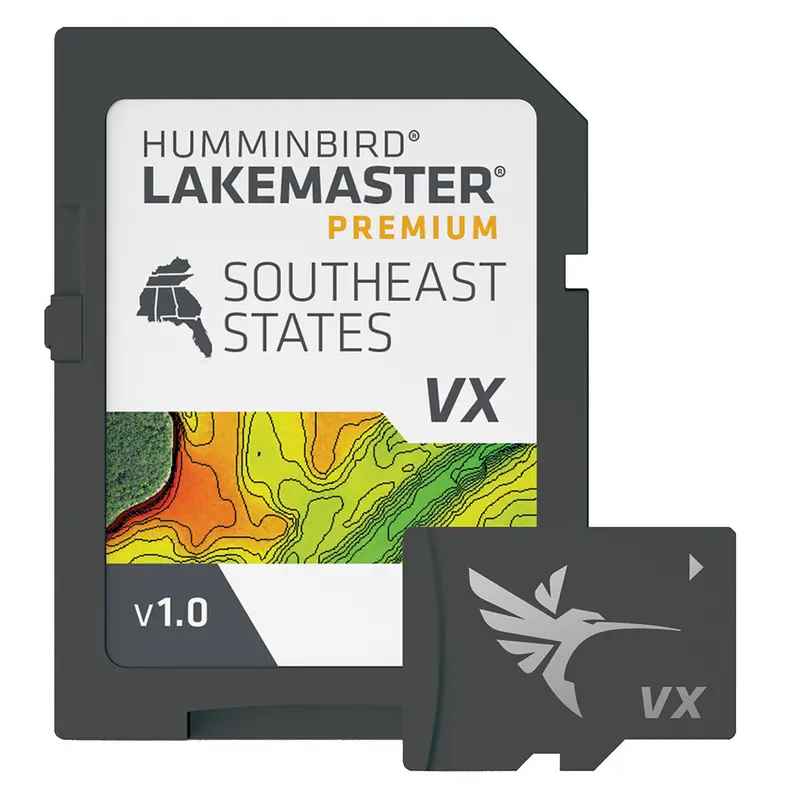 Humminbird Lakemaster Vx Premium Mapping Card: Southeastern U.S. Fisheries 1