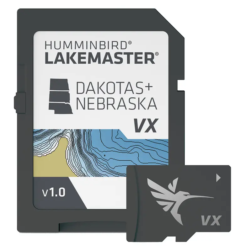 Humminbird Lakemaster Vx Standard Mapping Card: Dakotas And Nebraska 1