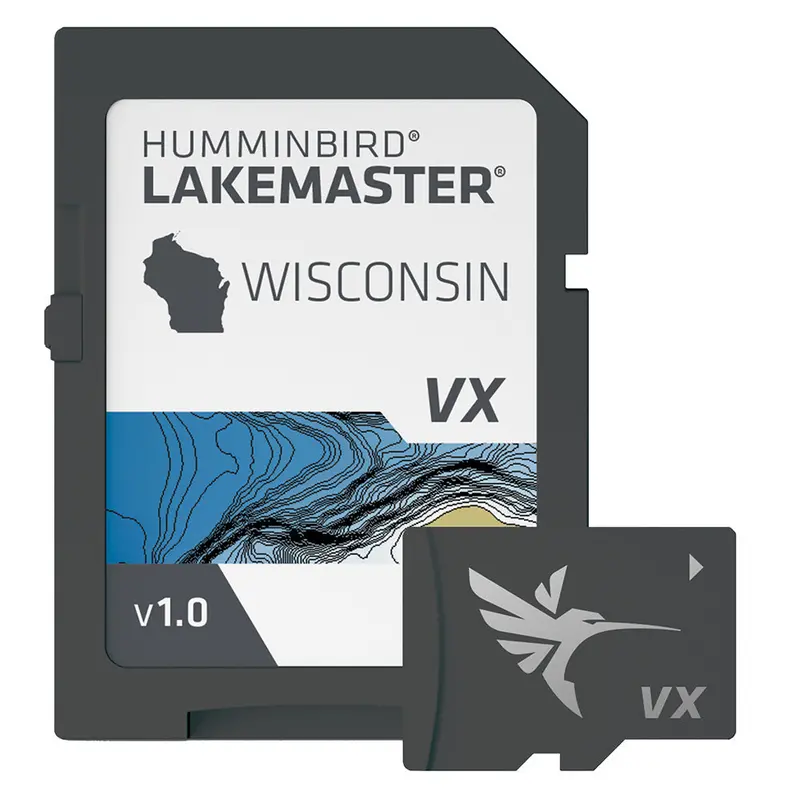Humminbird Lakemaster Vx Standard Mapping Card: Wisconsin 1