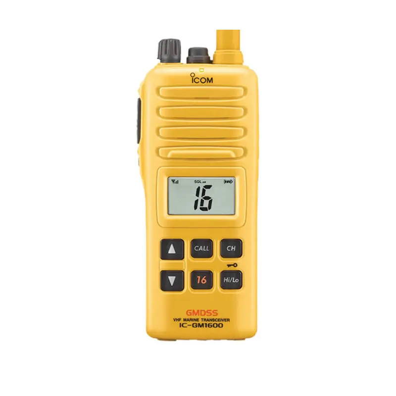 Icom Gm1600Du Gmdss Vhf Handheld Radio With Bp-234 Battery And Ac Charger (Usa Model) 1