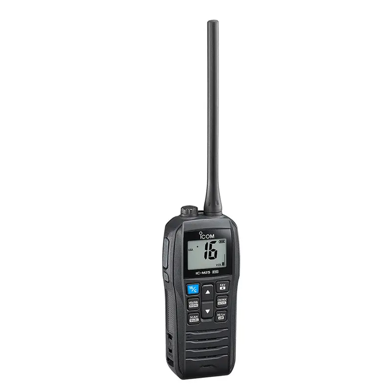 Icom Ic-M25 Evo Black Handheld Vhf Marine Radio [M25 Evo Black 61 Usa] 1